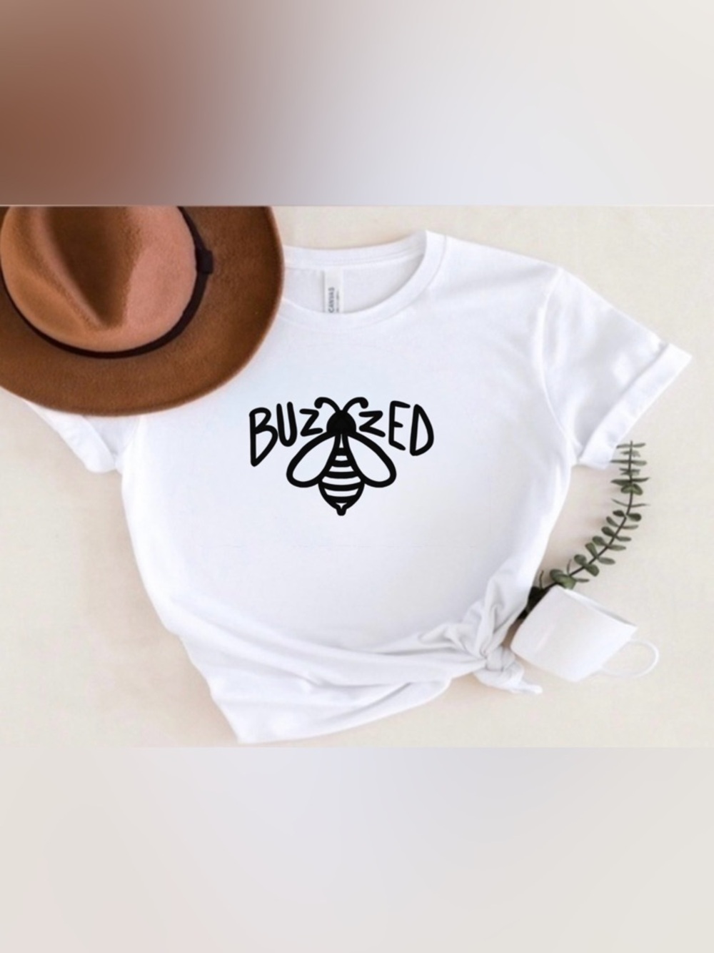 Buzzed Bee Shirt Funny Drinking Graphic Tee Cute Bee Party Top